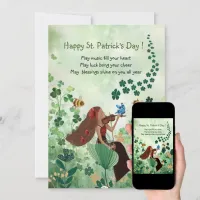 St. Patrick's Day Holiday Card with Music