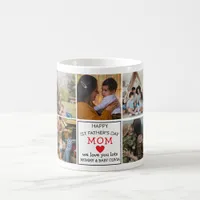 Simple First Mother's Day Photo Collage Coffee Mug