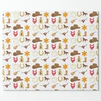 Wild West Western Country Rodeo Any Age Birthday Wrapping Paper