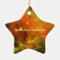 North America Nebula Ceramic Ornament