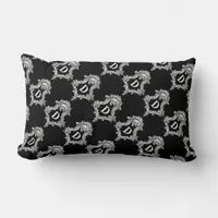 D Monogram Initial Throw Pillow