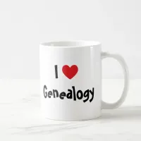 I Love Genealogy Coffee Mug