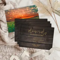 String Lights and Sunset RSVP ID525
