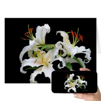 Elegant Casablanca White Oriental Lilies