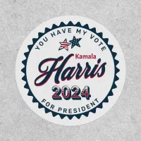Kamala Harris 2024 | You Have my Vote  Patch
