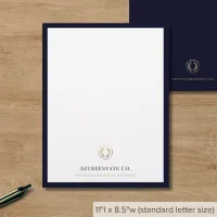 Custom Sophisticated Business Letterhead