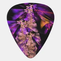 Purple fantasy - modern fractal  guitar pick