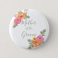 Spring Wedding flowers Mother of the Groom Button