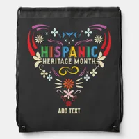 Hispanic Heritage Month Hispanic Americans Latino Drawstring Bag