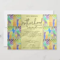 70s Disco Retro Script Mother's Day Dinner Brunch Invitation