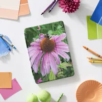 Bumblebee on Eastern purple Coneflower iPad Air Cover