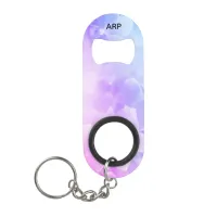 Floral Elegant Macro Photo Pink Lavender Keychain Bottle Opener