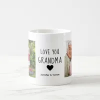 Modern Collage Photo Love You Grandma Best Gift Coffee Mug