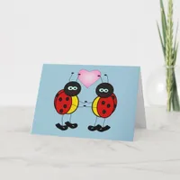 Ladybugs in Love Card