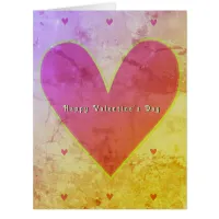 Cute Hearts Valentine's Day Card For Him or Her 