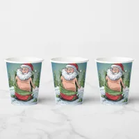 Funny Dirty Santa Christmas Collection Paper Cups