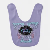 Elegant, Ornate Personalized Vintage Victorian Baby Bib