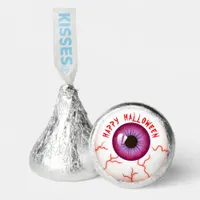 Spooky Bloodshot Eyeball Happy Halloween Hershey&#174;'s Kisses&#174;