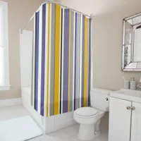 Modern New Season Striped Shower Curtain