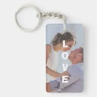 Love Always & Forever Personalized Photo Keychain