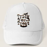 trick or treat trucker hat