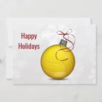 volleyball player Holiday Greeting Cards