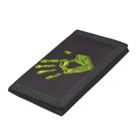 Glowing Ghoul Handprint Trifold Wallet