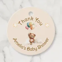 Sweet Little One on the Way Neutral Baby Shower Favor Tags