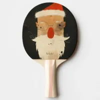 Shabby Santa Ping Pong Paddle