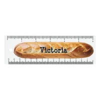 Baguette French Bread Stick Food Picture Custom Ruler