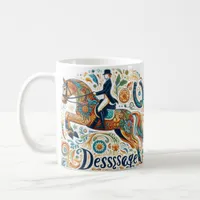 Dressage Riding Rider Horse Mug