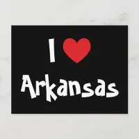 I Love Arkansas Postcard