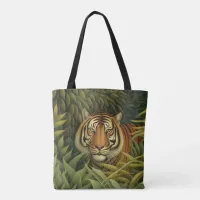 Bengal Tiger Digital Art Tote Bag