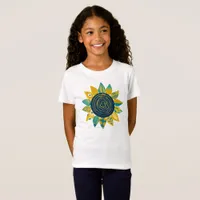 Girls Eclectic Sunflower T-Shirt