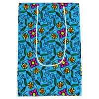 Abstract Floral Gift Bag