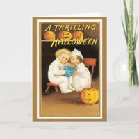 Vintage Halloween Greeting Card