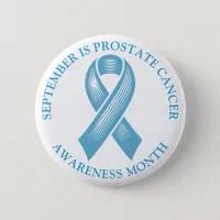 September is Prostate Cancer Awareness Month Button