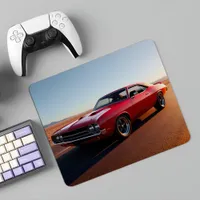 Desert Thunder Classic Muscle Car Mouse Pad