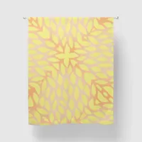 Orange Gradient Background with Yellow Pattern | Blackout Curtains