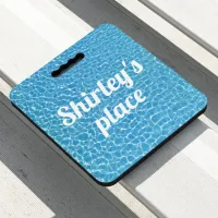 Swimming Pool Blue Water Seat Cushion