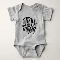 Funny Typography Baby Bodysuit