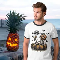 Vintage Jack o Lantern All the Ghouls Halloween  T-Shirt