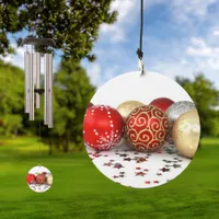 Christmas tree ball ornaments wind chime 