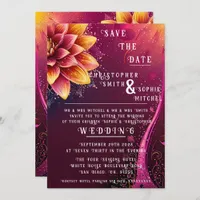 Radiant Floral Elegance - Wedding Party  Invitation