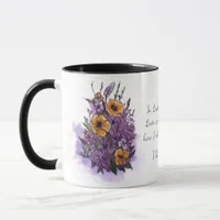 Personalized Romantic Lavender Mug for Her