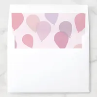 Cute Girly Pink Party Balloon Envelope Liner