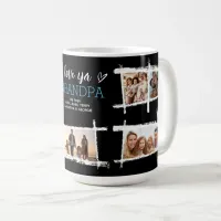 Rustic Frames White/Blk Love Ya Grandpa ID1015 Coffee Mug