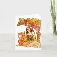 Goddess Of Wine Notecard