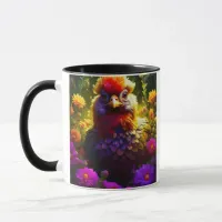 Eggsellent Vibes! | Pretty Colorful Chicken Art Mug