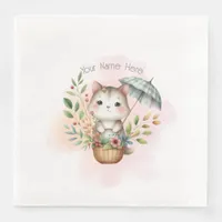 Woodland Animal Baby Shower Paper Dinner Napkins